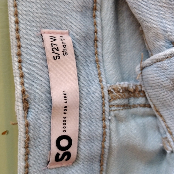SO goods for life size 5 / 27 Shortie shorts lightwash - Picture 2 of 3